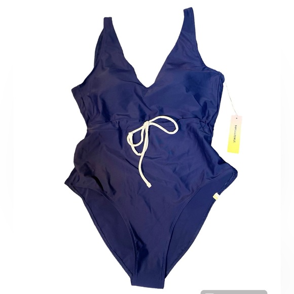 Summersalt Tie-Waist Backflip One Piece Swimsuit | 8 - Picture 2 of 6